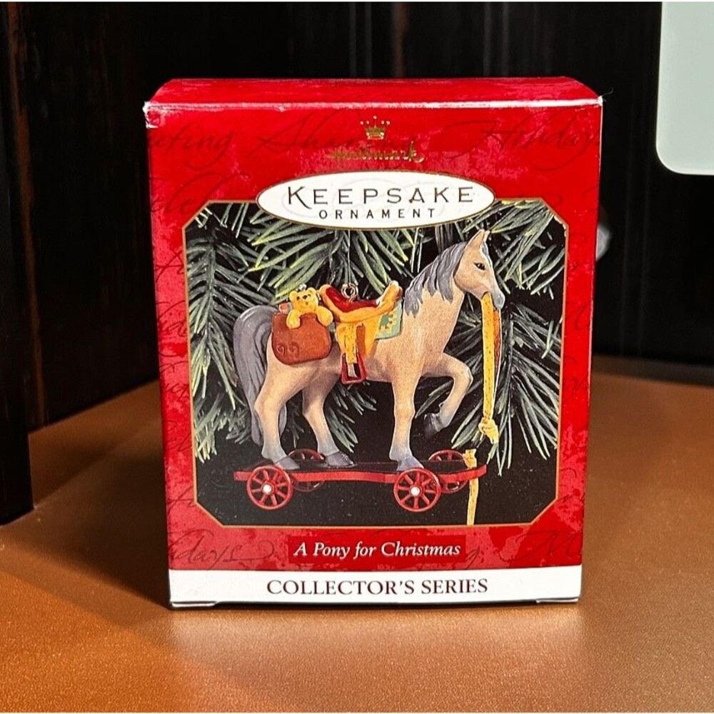 Hallmark Keepsake Christmas Ornament - A Pony For Christmas #2 - 1999 (1)